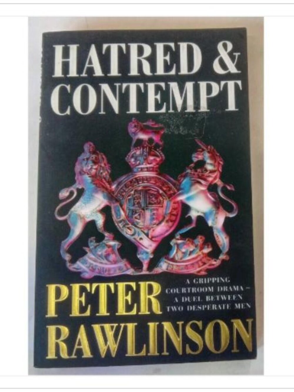 Hatred & Contempt A Gripping Courtroom Drama Orion Books Paperback 1993 PB